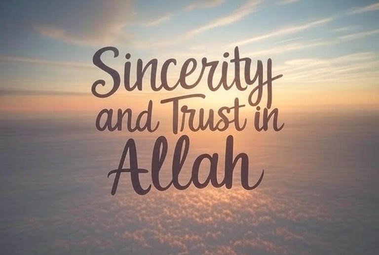 Sincerity and Trust